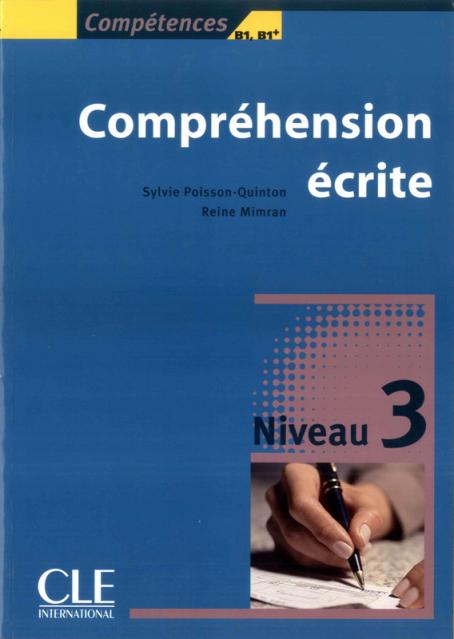 Compréhension écrite 3 - Niveau B1 - Livre