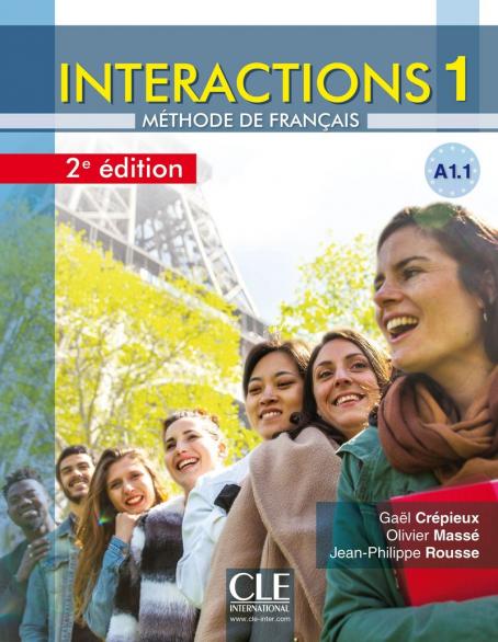 Interactions 1 - Niveau A1.1 - Livre de l'élève + Audio téléchargeable en ligne - 2ème édition